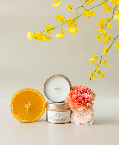 Bliss natural soy wax candle with essential oils - Conceptu Home